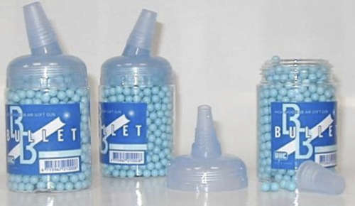 BB GUN BULLETS 1000 BULLETS IN A BOTTLE BLUE BB-10B1