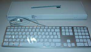 Apple keyboard with numeric keypad and usb MB110 brand new sealed