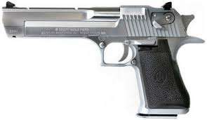 HOPUP AIRSOFT BB GUN DESERT EAGLE SILVER AND BLACK