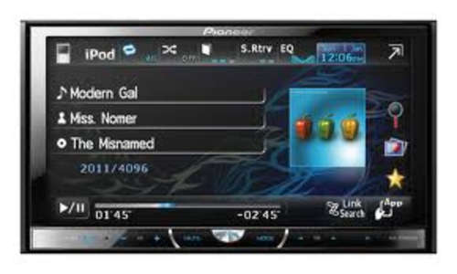 PIONEER AVH-3450 DVD DD USB 7" TOUCH SCREEN IPOD/IPHONE