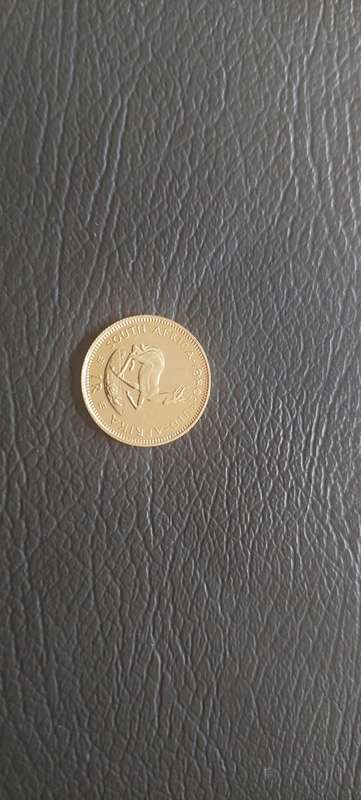 22K ONE RAND GOLD COIN (1980)