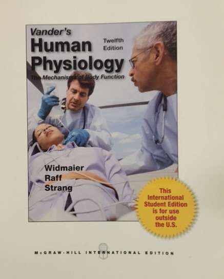 Vander's human physiology 12th edition