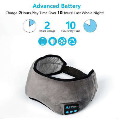 Bluetooth Sleeping Mask - Grey