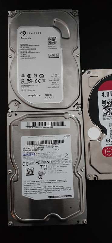 9 TB totalHDD (4Tb + x2 2Tb + x2 500GB)