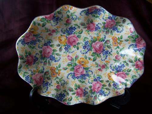 Chintz. Lovely James Kent "Rosalynde" Bowl