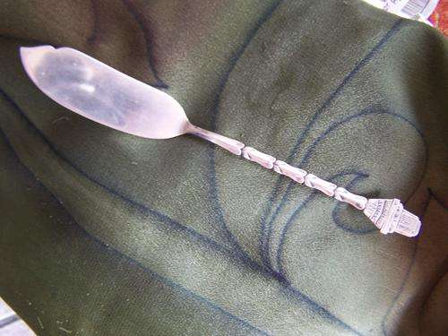 Very RARE Voortrekker Eeufees Hallmarked SILVER 835 Butter Knife