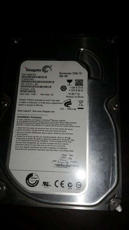Seagate Barracuda ST3250312AS 250G SATA Hard Drive