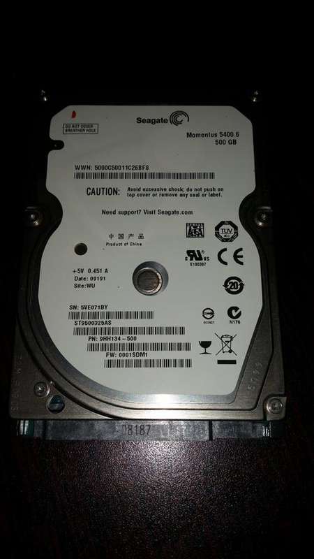 Seagate Momentus ST9500325AS 500G SATA Hard Drive (2.5")