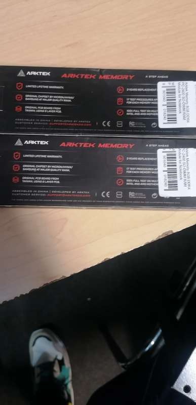 Gaming Arktek 8GB (2 x 8GB) DDR4-2400MHz  Black and Red Laptop Memory8GB DDR4 PC-2400 Worth R2000