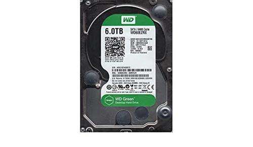 Green Western Digital 6TB Sata Hard Drive, 64MB Cache, 3.5 inch Worth Price R4249. 00