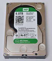 Green Western Digital 6TB Sata Hard Drive, 64MB Cache, 3.5 inch Worth Price R4249. 00