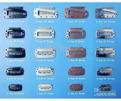 SMALL WIG CLIPS/SNAP CLIPS 2CM  PACK OF 20'S