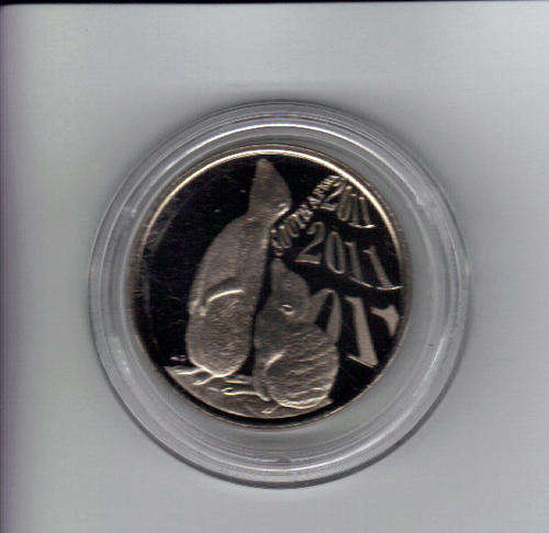 MEERKAT 2011 Coin World Token - Capsulated