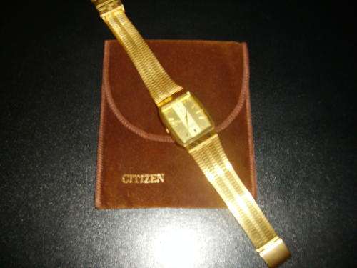 1992 Gents Citizen Dress Watch -  gold-plated s/s Quartz Watch - New