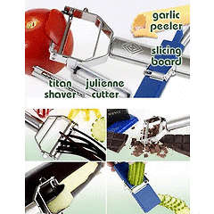 2 ON AUCTION!!!TITAN+ THE KITCHEN MAGICIAN COOL SLICING BOARD INCLUDED