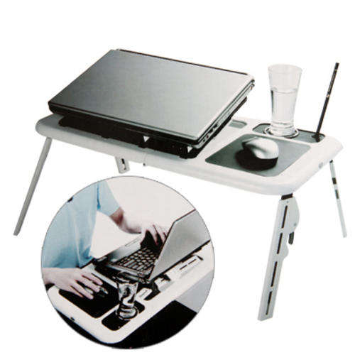 " 2 ON AUCTION " LAPTOP FOLDING TABLE WITH COOLING FANS