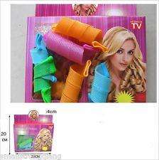 18 Pcs Beauty Salon Magic Hair Curlers Rollers Spiral Ringlets Curls