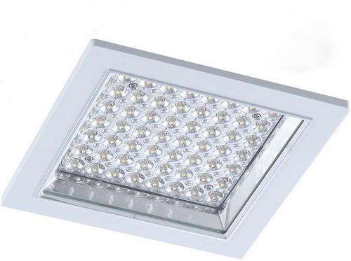 " 2 ON AUCTION " 12W - LED White Light Square Built-in Type Ceiling Lamp - White