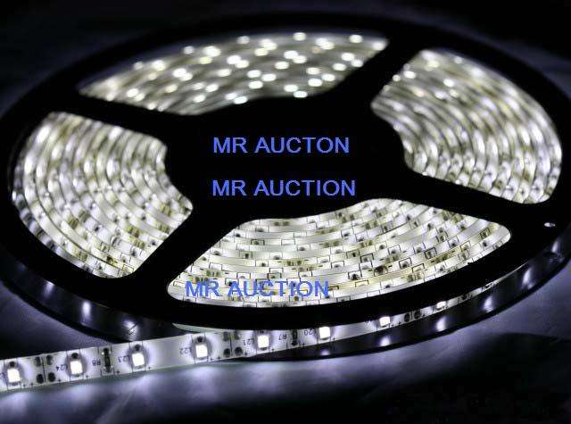 Super Bright , waterproof, Cold White 5M 300 LED  Flexible Light Strip ( 2 on auction )