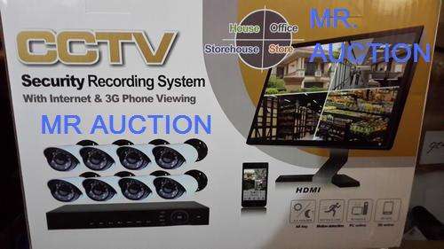 Complete 8 Channel H.264 CCTV System - IMPROVED CAMERAS WITH 700 TVL - INTERNET AND 3G PHONE VIEWING