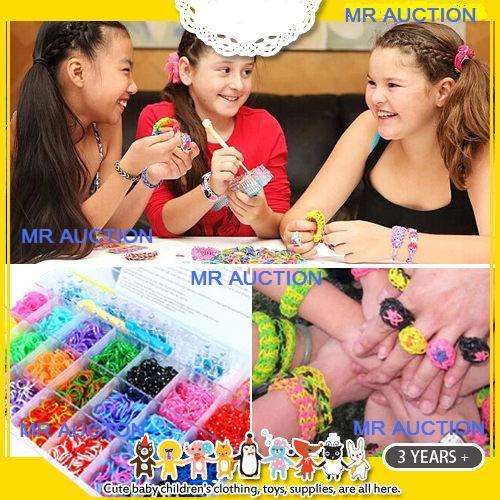 Europe & US sensation is in SA loom band,600pcs colorful loom bands,a loom board,loom tool included