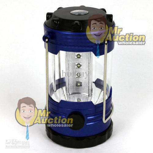12 LED Bivouac Hiking Camping Light Lantern Compass