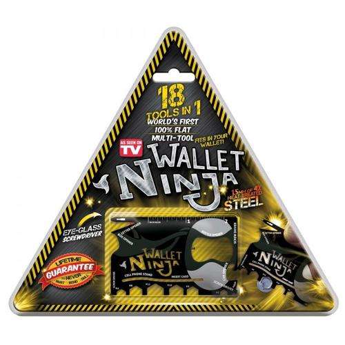 COOLEST GADGET, MUST HAVE, WALLET NINJA  18 IN 1 TOOL