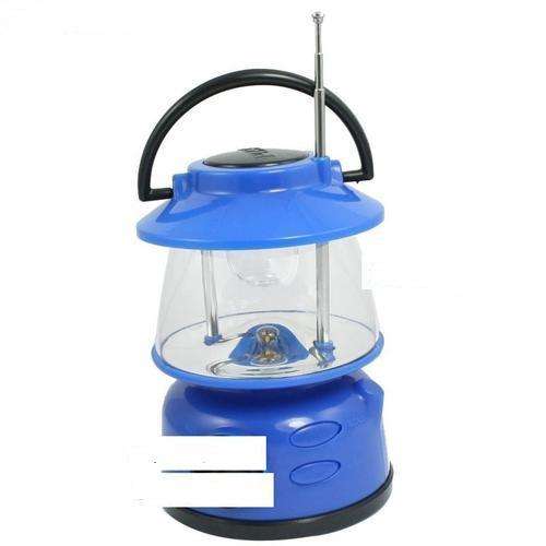 Lantern with FM auto scan radio