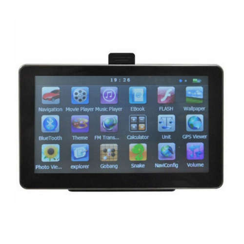 FAULTY, 7" GPS, Car Navigation with IGO South Africa map