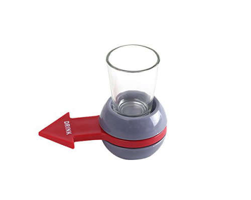 Spin the Shot Fun Party Drinking Game Pour a Shot,Spin & Drink or Make Up the Rules