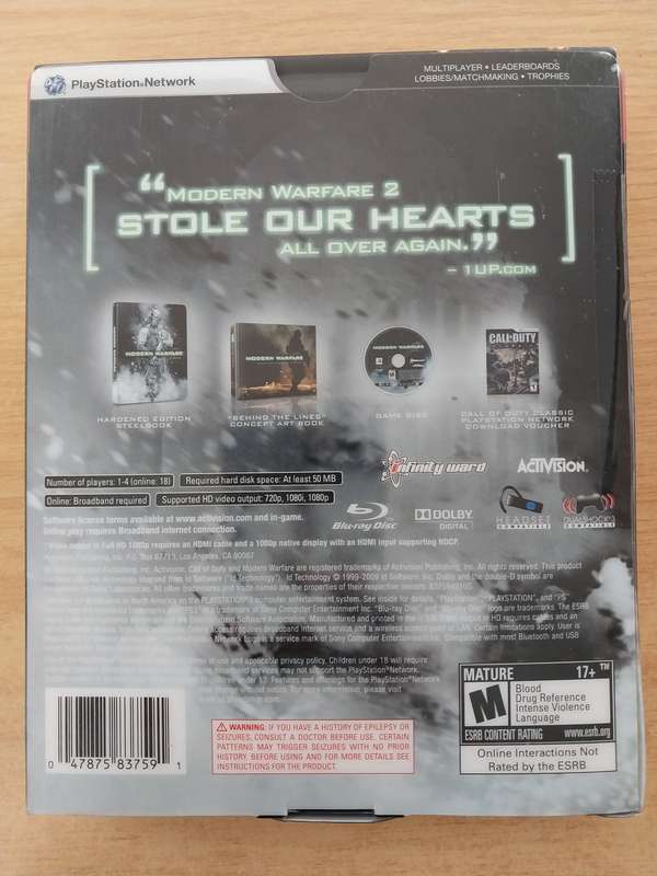 Modern Warfare 2 Hardened Edition on Ps3