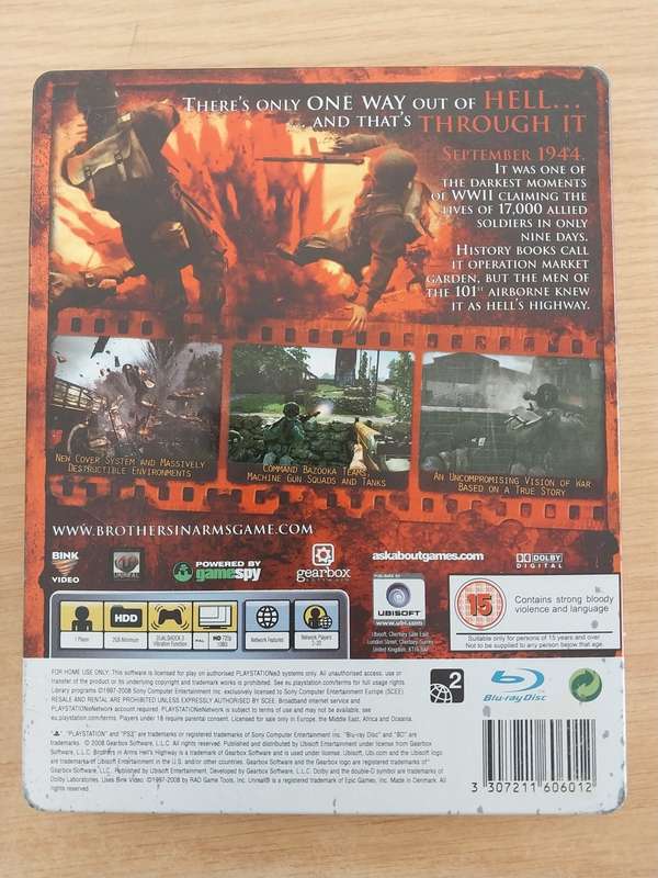 Brothers in Arms Hell`s Highway on ps3