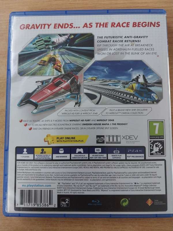 Wipeout Omega Collection - ps4