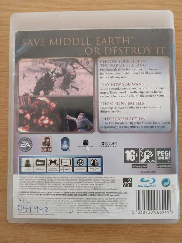 The Lord of the Rings Conquest - Ps3