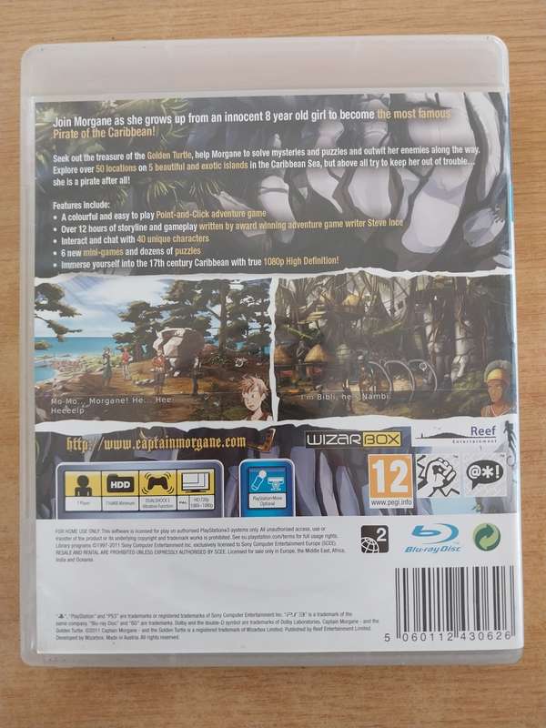Captain Morgane and the Golden Turtle - Ps3