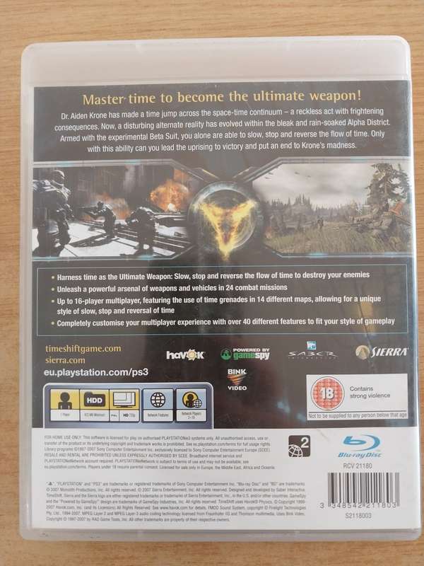 Timeshift - Ps3