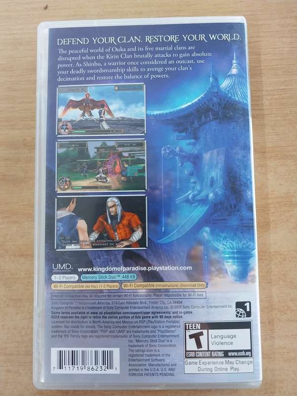 Kingdom of Paradise - PSP