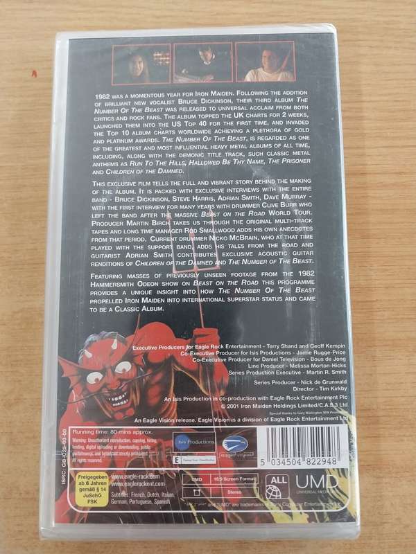 Iron Maiden The Number of the Beast UMD Music - PSP