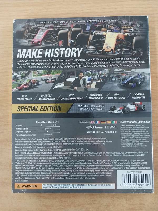F1 2017 - Xbox One