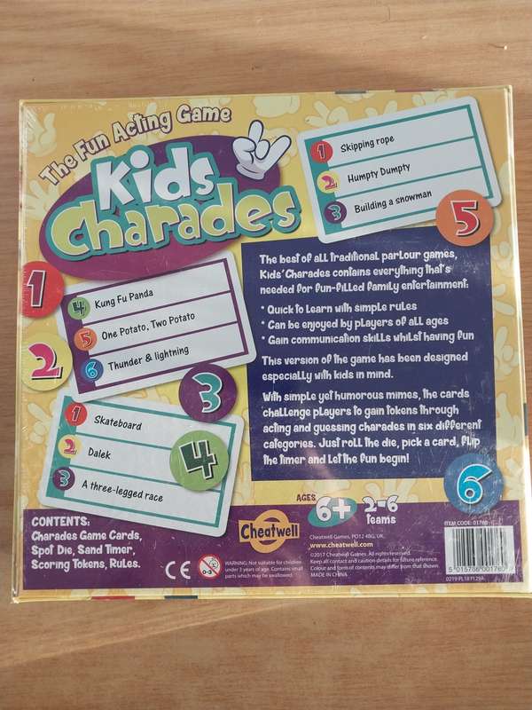 Kids Charades - Board Game