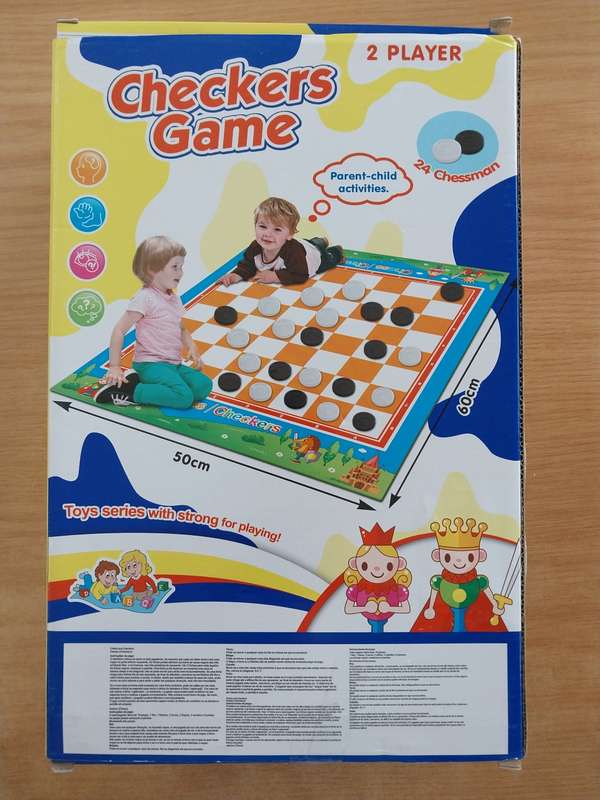Checkers game for kids