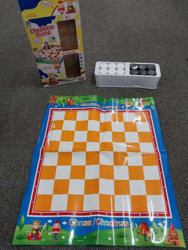 Checkers game for kids