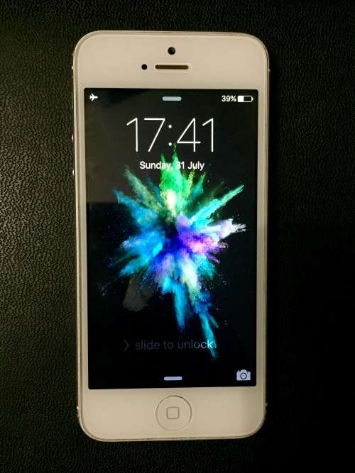 iPhone 5 16 GB Silver Used