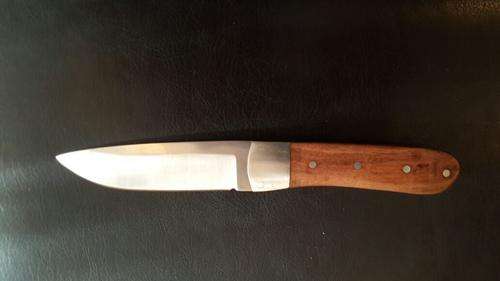 Custom made drop point hunting knife
