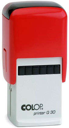 Self Inking Rubber Stamp with revolving date