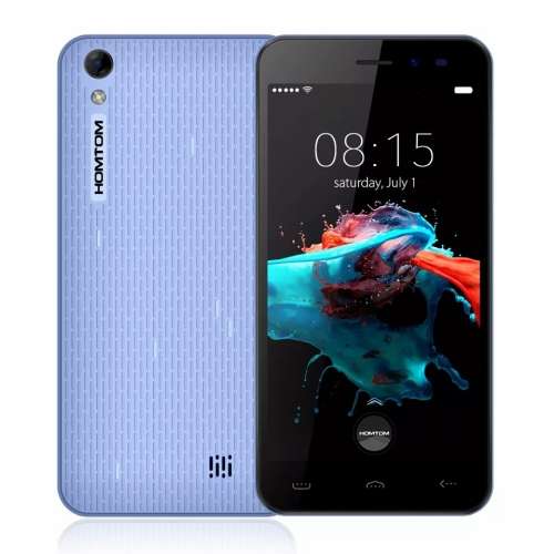 Original Homtom HT16 5.0 inch Cell Phone Android 6.0 MT6580 Quad Core 1GB RAM 8GB ROM 3G Smartphone