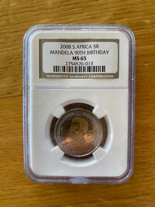 4 x Mandela coins.