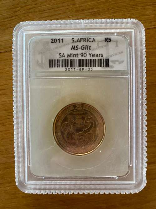 4 x Mandela coins.