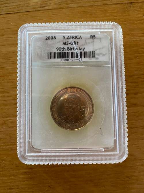 4 x Mandela coins.