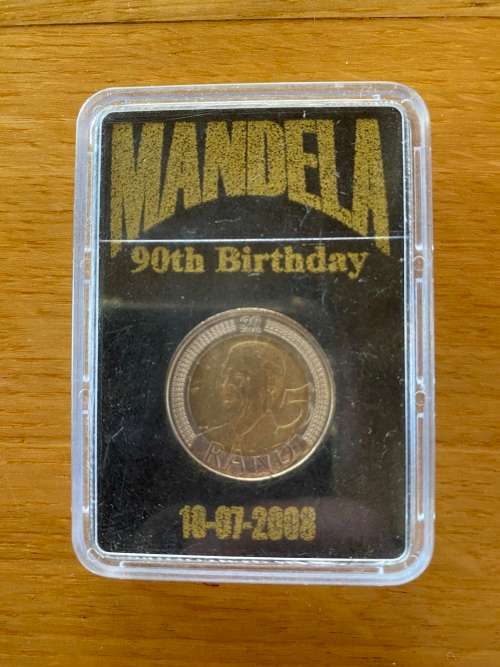 4 x Mandela coins.